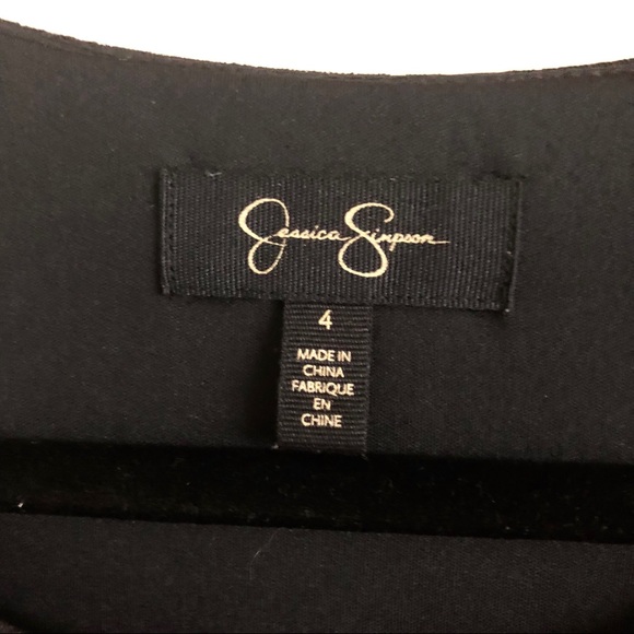 Jessica Simpson black dress with embroidery detail - Picture 5 of 6